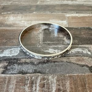 Coach Silver Bangle